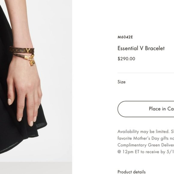 Authentic Louis Vuitton Essential V Bracelet - Picture 5 of 13